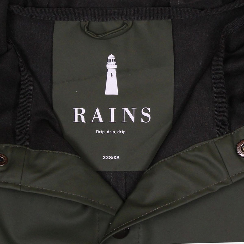 Rains Jacket / Size XS / Long / Mens / Green / Polyurethane