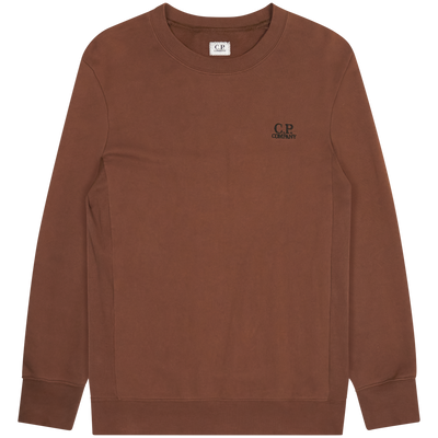 C.P. Company Brown Embroidered Logo Sweater Size Large / Size L / Mens / Br...