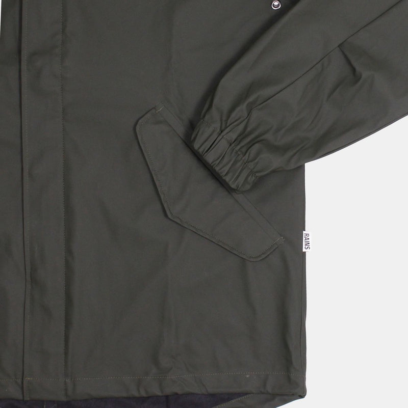Rains Jacket / Size M / Short / Mens / Green / Polyurethane