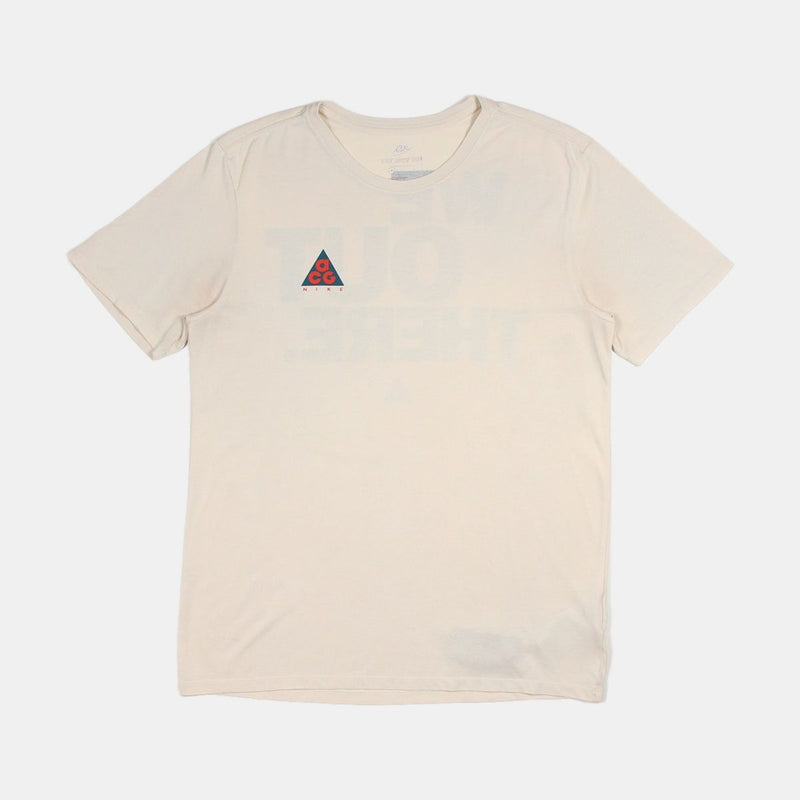 Nike ACG T-Shirt / Size M / Mens / Ivory / Cotton