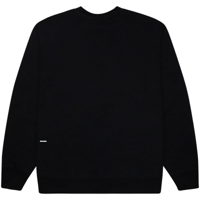 PANGAIA Black Organic Cotton Oversized Sweatshirt Size O/S / Size One Size ...