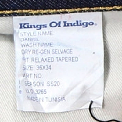 Kings of Indigo Jeans / Size 36 / Mens / Blue / Cotton Blend