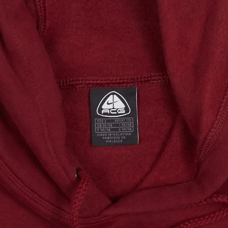 Nike ACG Pullover Hoodie / Size S / Mens / Red / Cotton