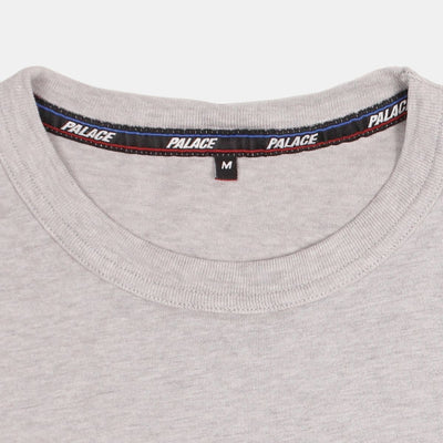 Palace T-Shirts / Size M / Mens / Grey / Cotton