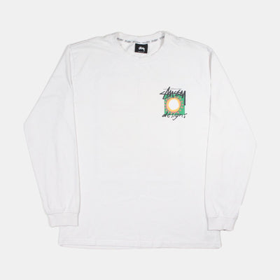 Stussy Long Sleeve Tee / Size M / Mens / White / Cotton