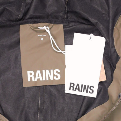 Rains Jacket / Size M / Mid-Length / Womens / Brown / Polyester