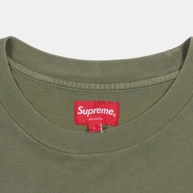 Supreme T-Shirt / Size L / Mens / Green / Cotton