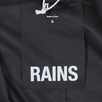 Rains String Parka / Size S / Mid-Length / Womens / Black / Polyester / RRP £115