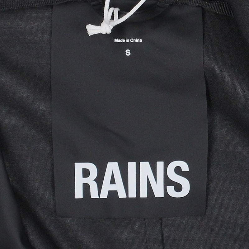 Rains String Parka / Size S / Mid-Length / Womens / Black / Polyester / RRP £115