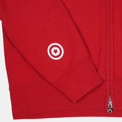 A Bathing Ape Full Zip Hoodie / Size M / Mens / Red / Cotton