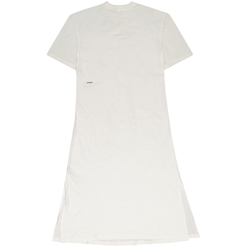 PANGAIA White Organic Cotton Long T-Shirt Dress Size Extra Small / Size XS ...