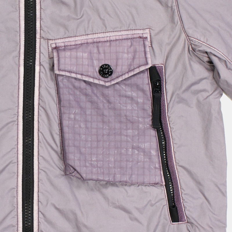 Stone Island Jacket / Size M / Mid-Length / Mens / Purple / Polyamide