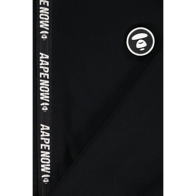 BAPE Black AAPE NOW Logo Zip Hoodie Size Small  / Size S / Mens / Black / C...