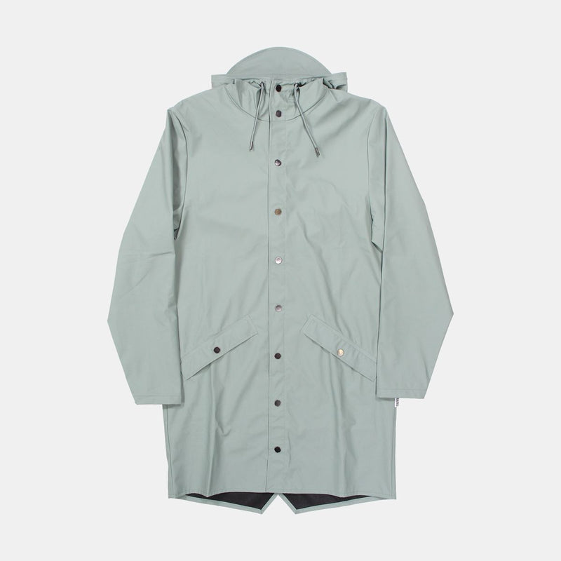 Rains Long Jacket / Size S / Long / Mens / Green / Polyurethane
