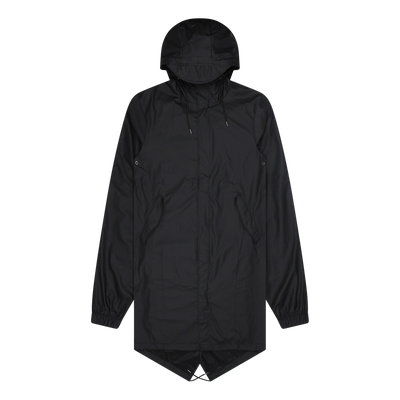 Rains Black Fishtail Parka Waterproof Coat Size S Small / Size S / Mens / B...