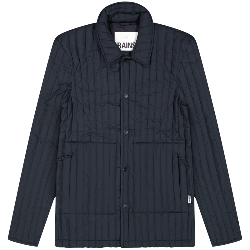 Rains Navy Liner Shirt Jacket Size S / Size S / Mens / Blue / Other / RRP £95.00