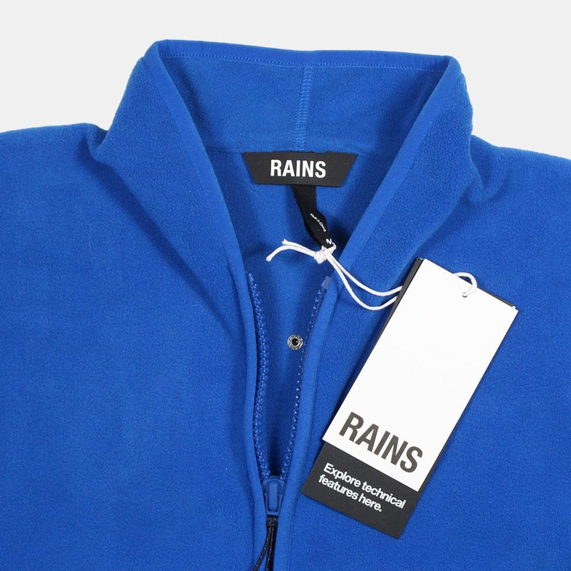 Rains Fleece Jacket / Size M / Short / Mens / Blue / Polyurethane