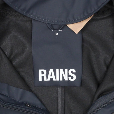 Rains Jacket / Size M / Mid-Length / Mens / Blue / Polyester