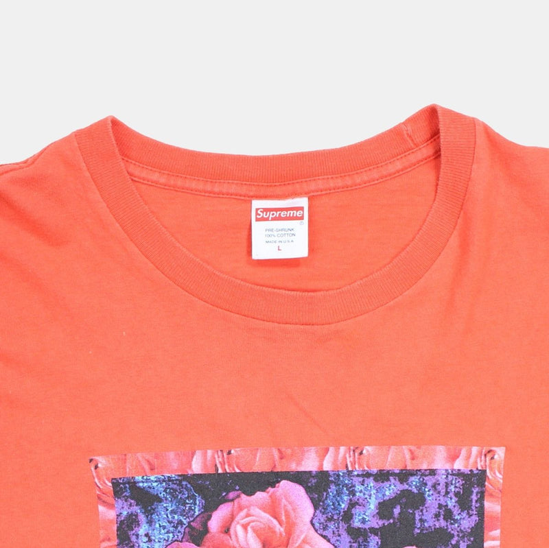Supreme T-Shirt / Size L / Mens / Orange / Cotton