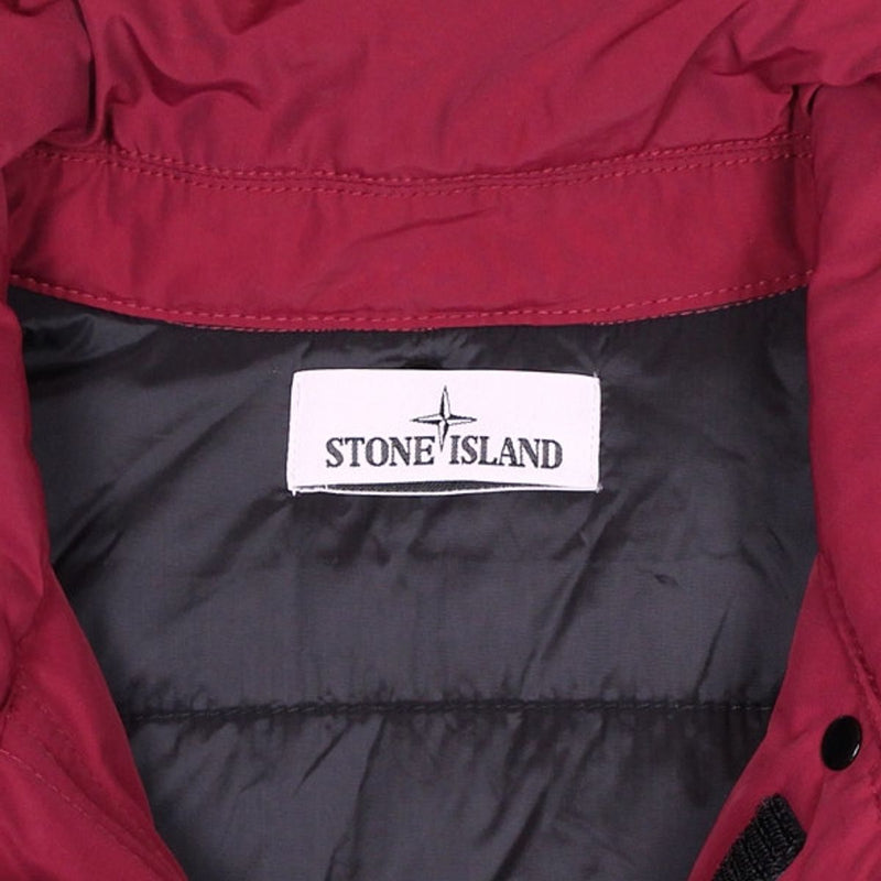 Stone Island Puffer Jacket / Size L / Womens / Red / Polyester