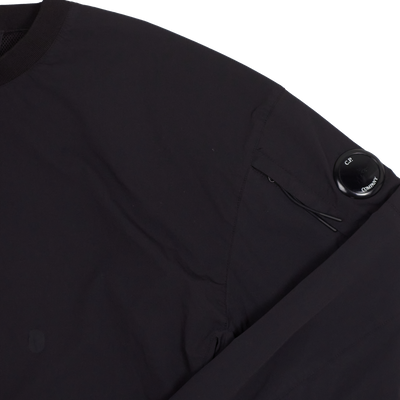 C.P. Company Black Lens Sleeve Sweater Size Medium