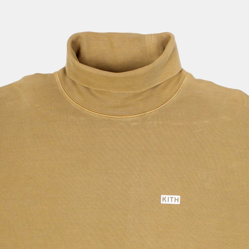 Kith Roll Neck Jumper / Size L / Mens / Yellow / Cotton