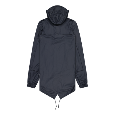 Rains Navy Fishtail Parka Waterproof Coat Size XS Extra Small / Size XS / M...