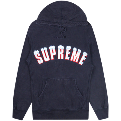 Supreme Navy Icy Arc Hoodie Size M / Size M / Mens / Blue / Cotton / RRP £158