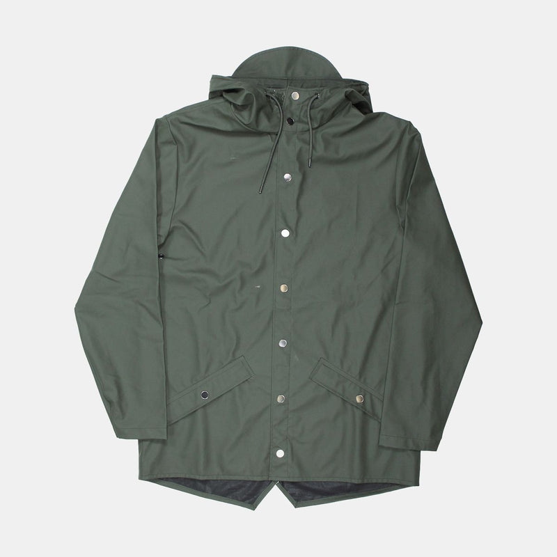Rains Jacket / Size S / Mid-Length / Mens / Green / Polyester