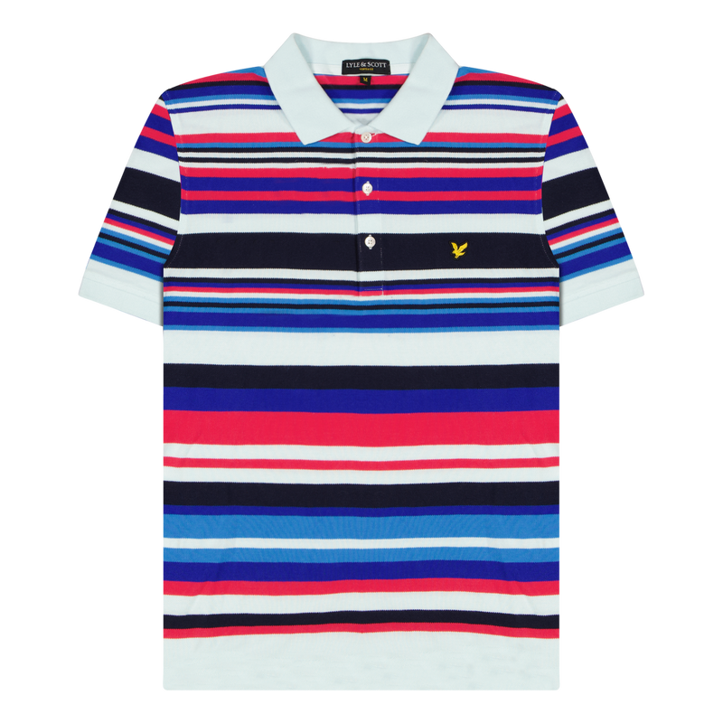 Stripe Polo Shirt / Size M / Mens / Multicoloured / RRP £55.00