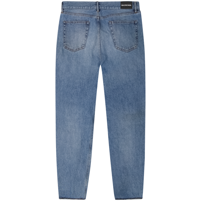 ARCHIVED ON RESP SHOPIFY - Balenciaga Loose Jeans / Mens / Blue / Cotton / ...