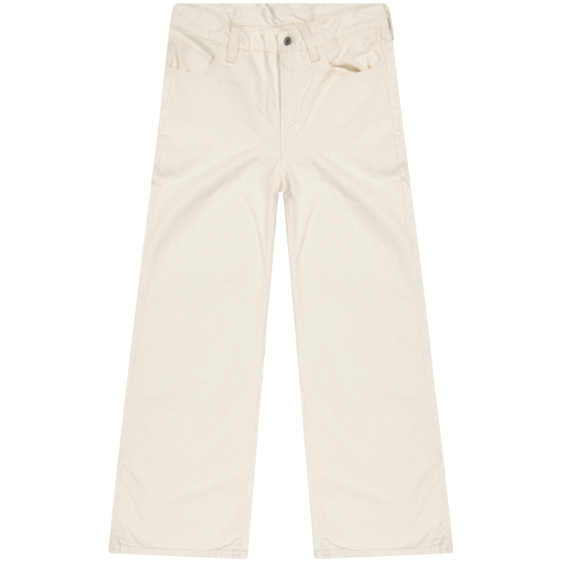 Pangaia Cream Hemp Denim Unisex Workwear Carpenter Pants Size M29/W27 / Siz...