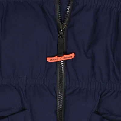 Raeburn x Finisterre Puffer Coat / Size M / Long / Mens / Blue / Polyester