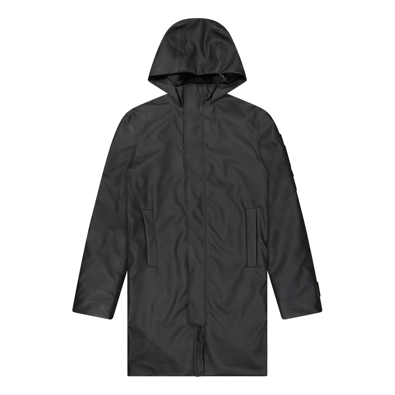 Rains Black Glacial Coat Size S/M / Size M / Mens / Black / Other / RRP £399.00