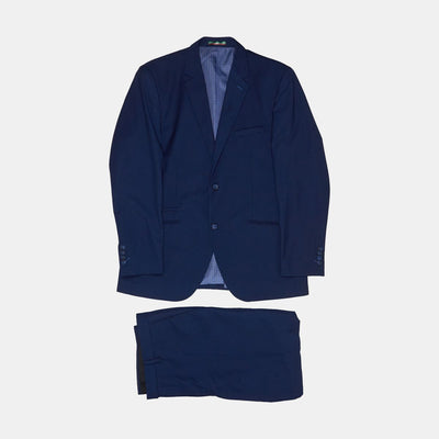 House of Cavani 2 Piece Suit / Size 46 / Mens / Blue / Polyester