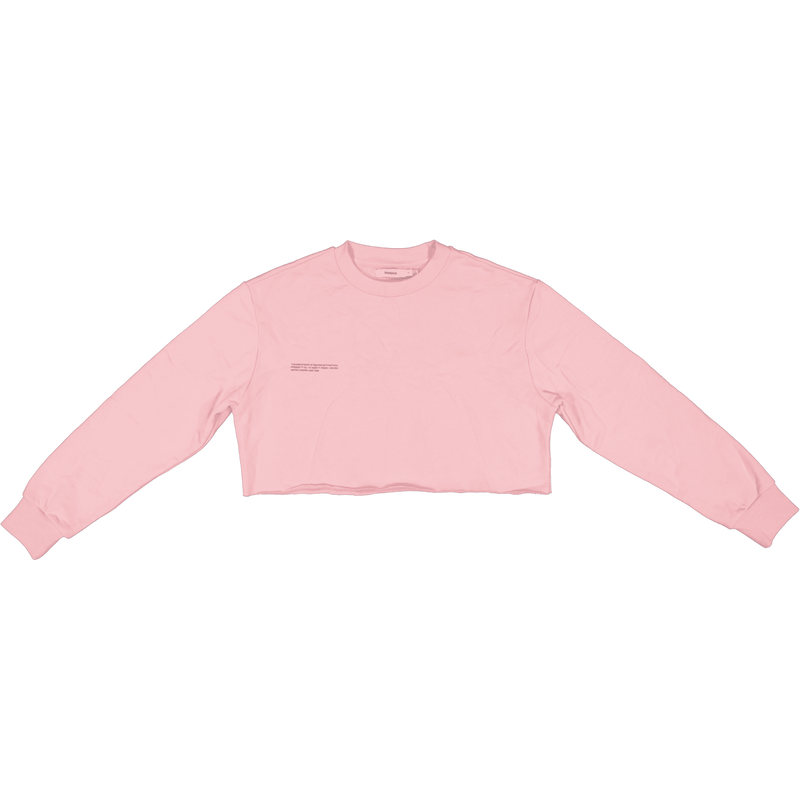 PANGAIA Pink 365 Cropped Sweatshirt Size Small / Size S / Mens / Pink / Cot...