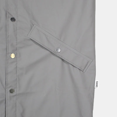 Rains Long Jacket / Size XS / Long / Mens / Grey / Polyurethane