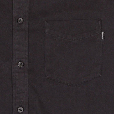 Supreme Button-Up Shirt / Size L / Mens / Black / Cotton
