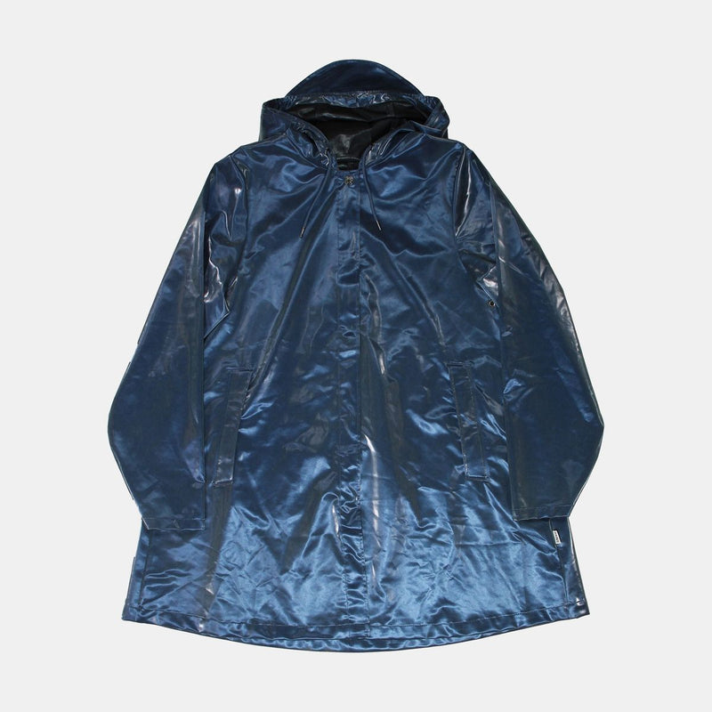 Rains Jacket / Size M / Mid-Length / Mens / Blue / Polyamide