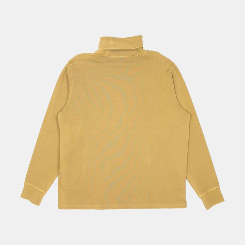 Kith Roll Neck Jumper / Size L / Mens / Yellow / Cotton