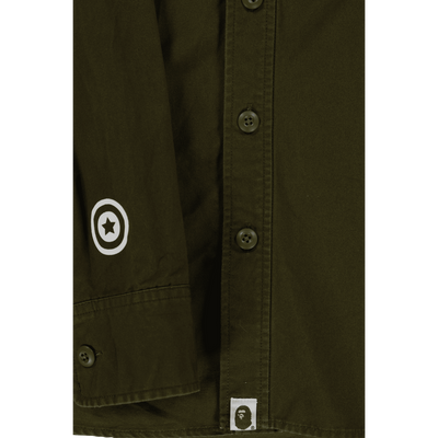BAPE Green Men's Jacket Size S / Size S / Mens / Green / Leather / RRP £299.00