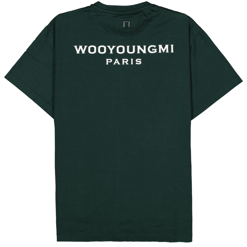 WOOYOUNGMI Paris Green Logo Tee Size S Small / Size S / Mens / Green / Cott...