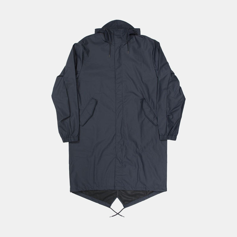 Rain Coat / Size L / Long / Mens / Blue / Polyurethane / RRP £115