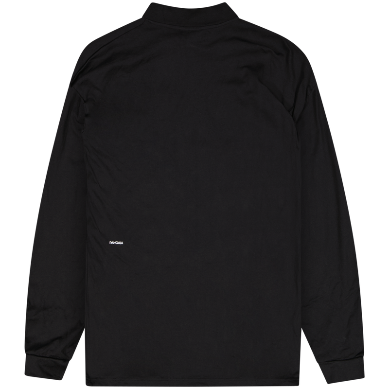PANGAIA Black Seaweed Fiber High Neck Long Sleeve T-shirt Size Meduim / Siz...