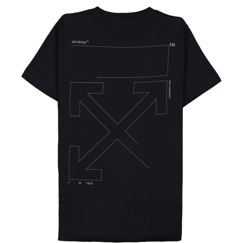 Off White Black Arrow Outline Tee Tshirt Size S Small / Size S / Mens / Bla...