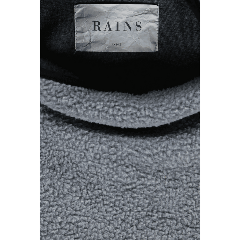 Rains Grey High Neck Fleece Jacket Size XXS / Size XXS / Mens / Grey / Nylo...
