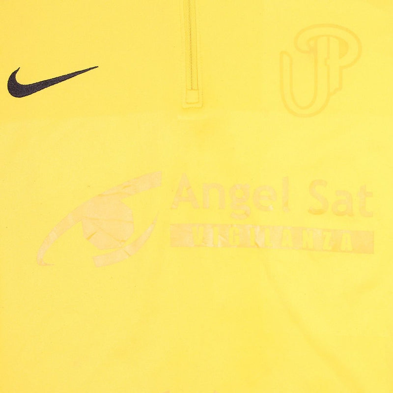 Nike 1/4 Zip Top / Size L / Mens / Yellow / Cotton