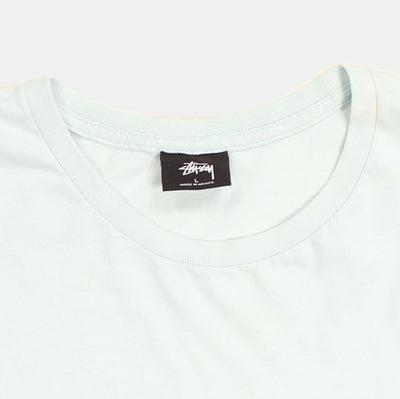 Stussy T-Shirt / Size L / Mens / Green / Cotton