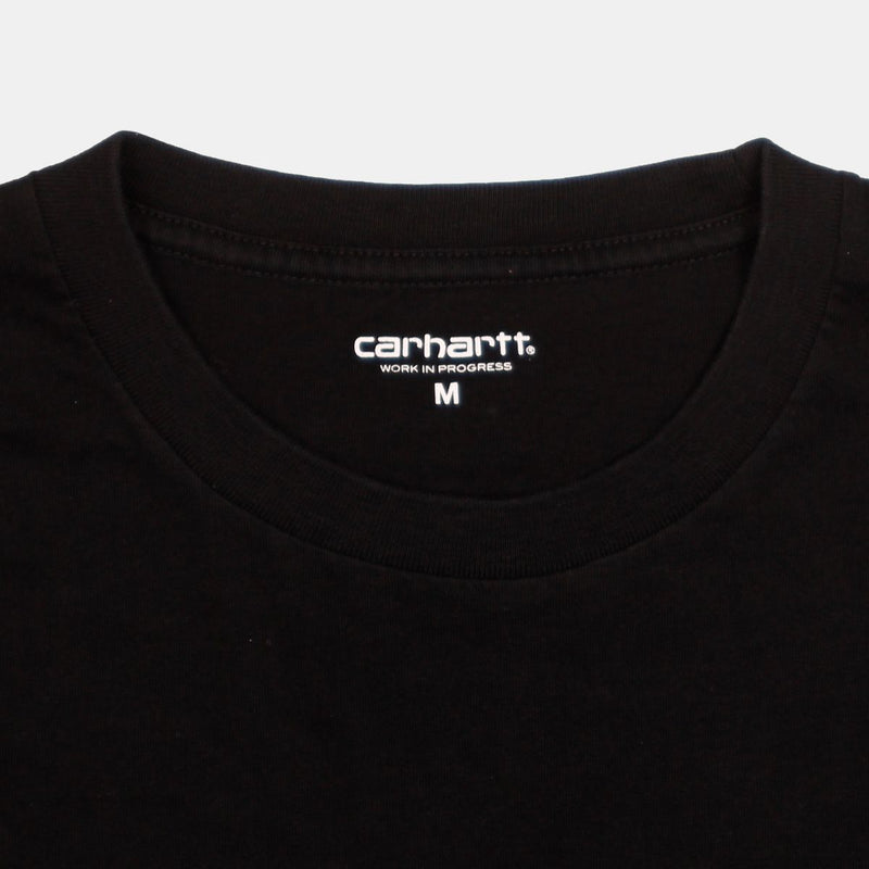Carhartt Long Sleeve T-Shirt / Size M / Mens / Black / Cotton