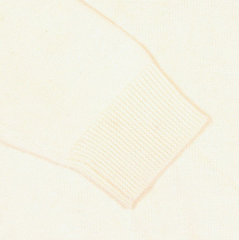 Palace Stripe Logo Knit Sweater  / Size XL / Mens / Ivory / Acrylic Blend